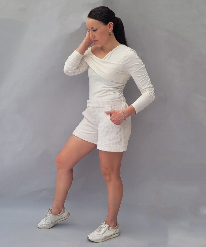 Schnittmuster Top 312, lange Ärmel, Größe 34 - 50, Jersey - Bild 9