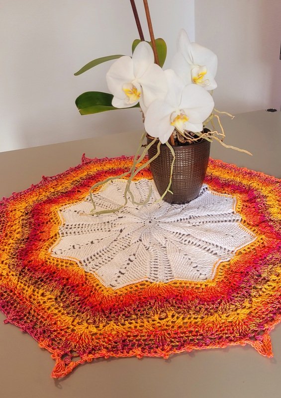 "Stella" - Mandala oder Deckchen - Häkelanleitung - Bild 15