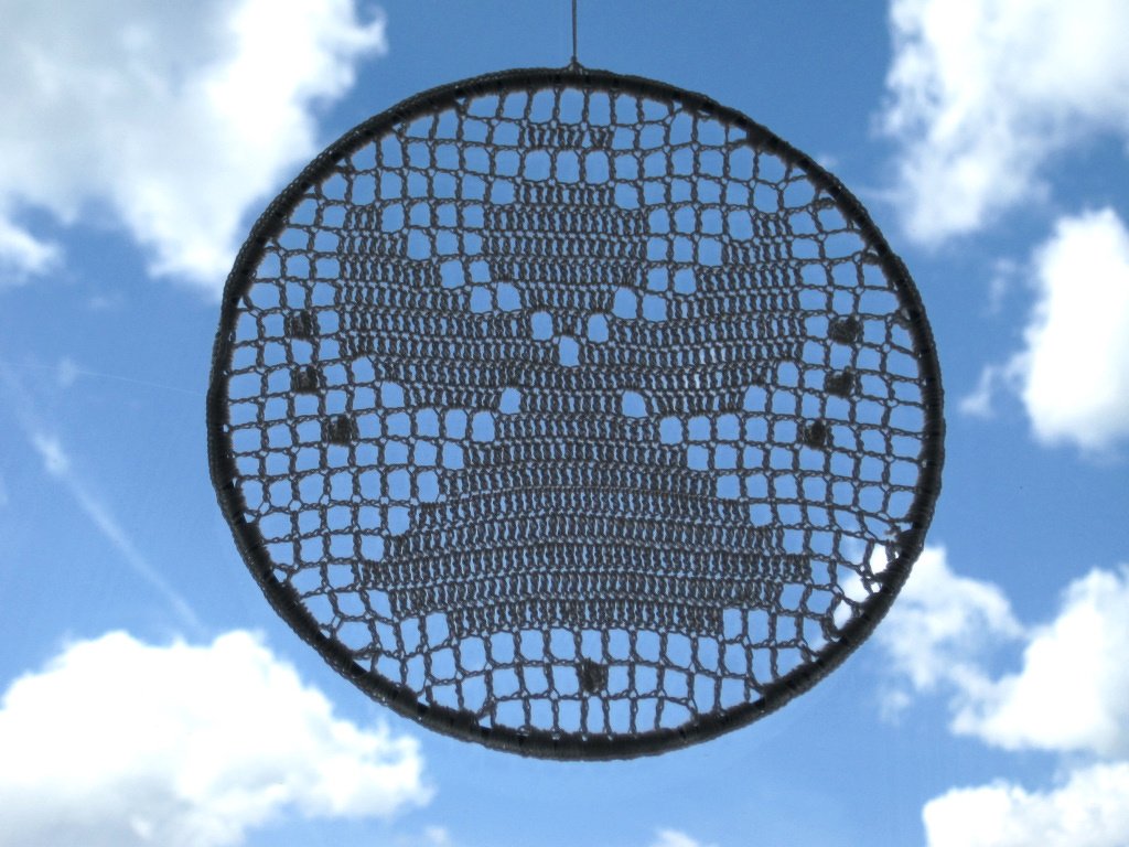 Fensterbild Engel, Schutzengel – Häkelanleitung - Filethäkeln - Bild 5