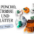 Häkelanleitung Poncho, Kürbis und Blätter für Pogge