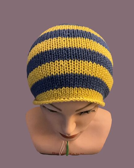 Strickanleitung Longbeanie für Damen und Herren - individuelle Länge