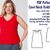 Cowl Neck Top Pattern Blouse Pattern Sewing Patterns PDF Sewing Pattern
