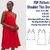 V-neck Shoulder Tie Dress Sewing Pattern PDF Tiered Dress Sewing Pattern
