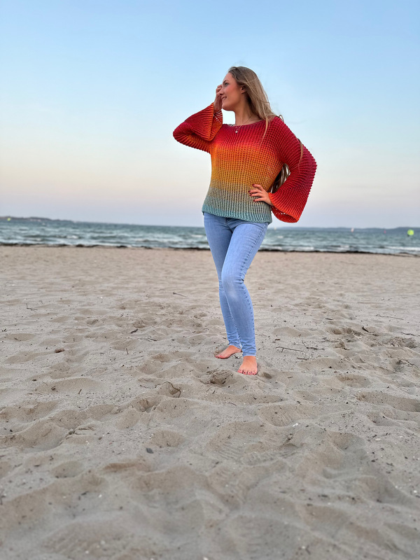 1-Bobbel-Everyday-Häkelpulli "Crazy Autumn" - Bild 11