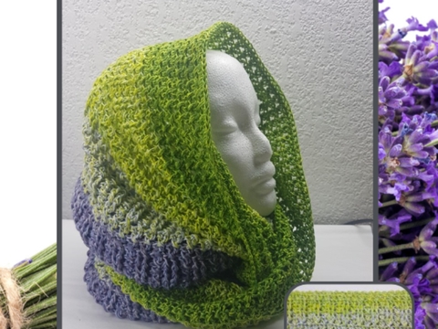 Häkelanleitung "SNOOD" für Fortgeschrittene