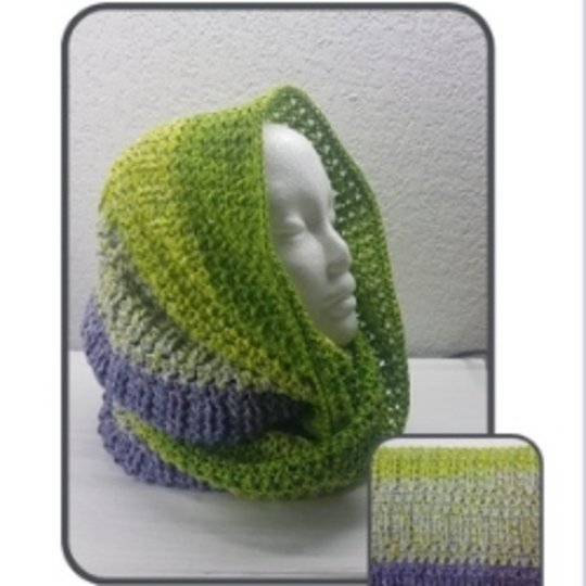 Tutorial "SNOOD CROCHET" for Advanced