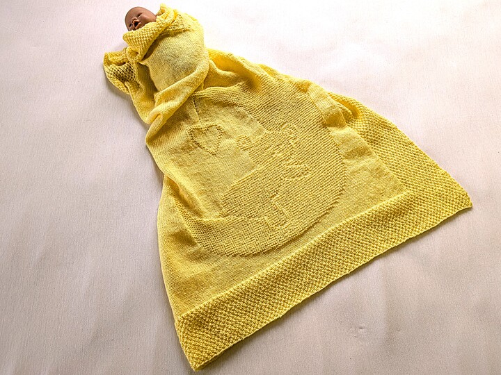 Strickanleitung Babydecke / Kinderdecke "Sweet Dreams" - einfach