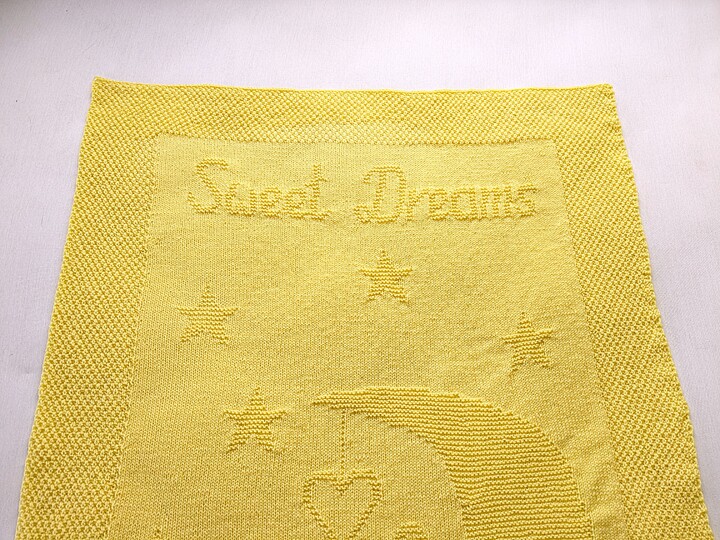 Strickanleitung Babydecke / Kinderdecke "Sweet Dreams" - einfach