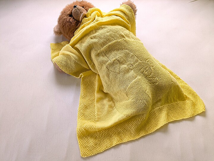 Strickanleitung Babydecke / Kinderdecke "Sweet Dreams" - einfach