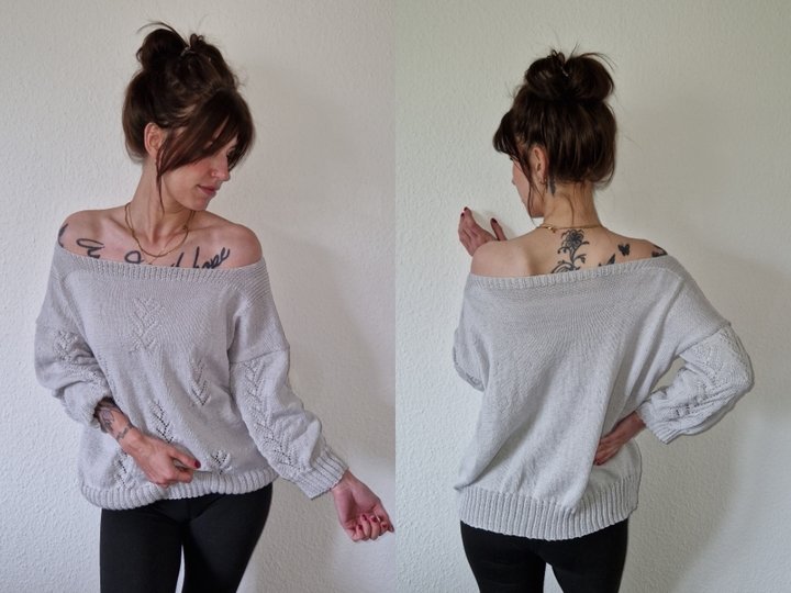 242 Strickanleitung Pullover lässiges Teilchen