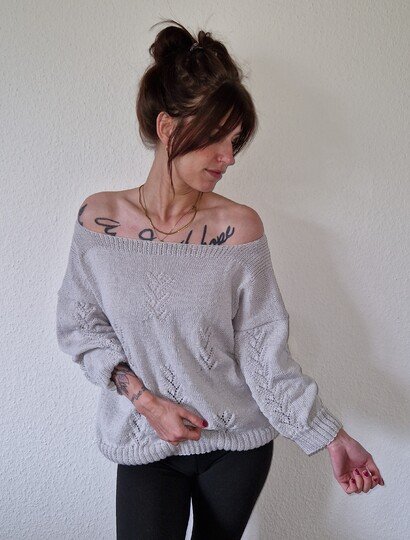 242 Strickanleitung Pullover lässiges Teilchen