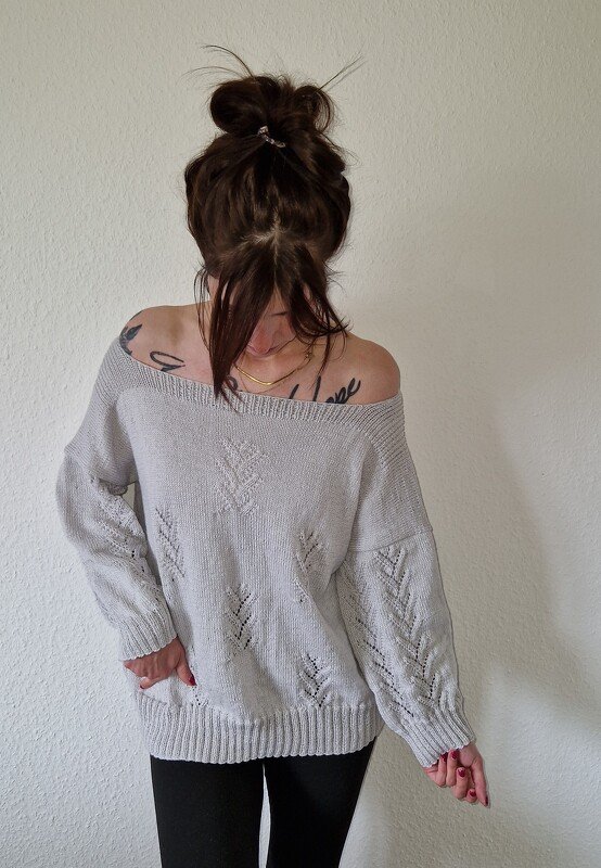 242 Strickanleitung Pullover lässiges Teilchen - Bild 5