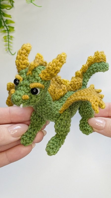 Dante the Dragon crochet pattern, amigurumi dragon pattern - Image 4