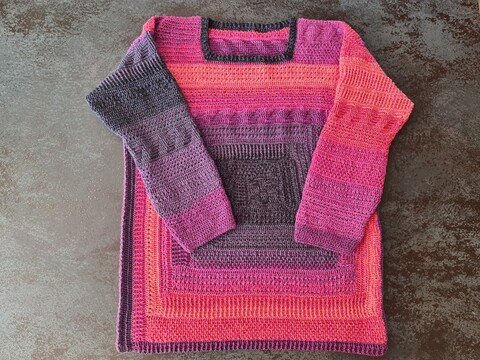 Frauhohmanns "Würfelpulli No. 1 - Quadratissimo"