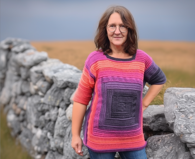 Frauhohmanns "Würfelpulli No. 1 - Quadratissimo"