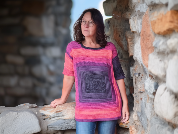 Frauhohmanns "Würfelpulli No. 1 - Quadratissimo"