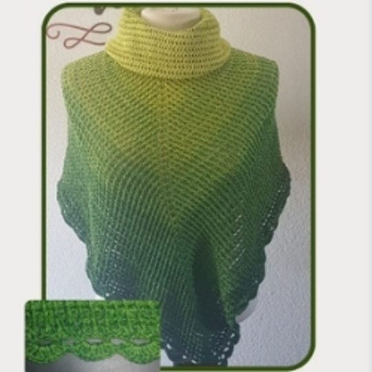 Häkelanleitung " Bandana KRAGEN" "Kragenschal" Fortgeschrittene