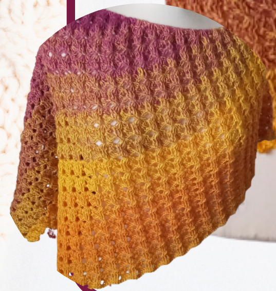 Tutorial  "TRIANGLE Shawl CROCHET" for Intermediate - Image 2