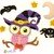 Owl Halloween crochet pattern applique