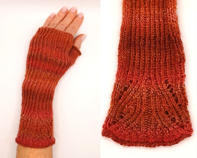 Armstulpen "Japanes", japanisches Muster!