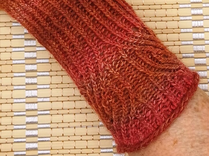 Armstulpen "Japanes", japanisches Muster!