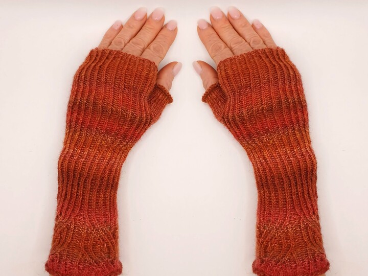 Armstulpen "Japanes", japanisches Muster!