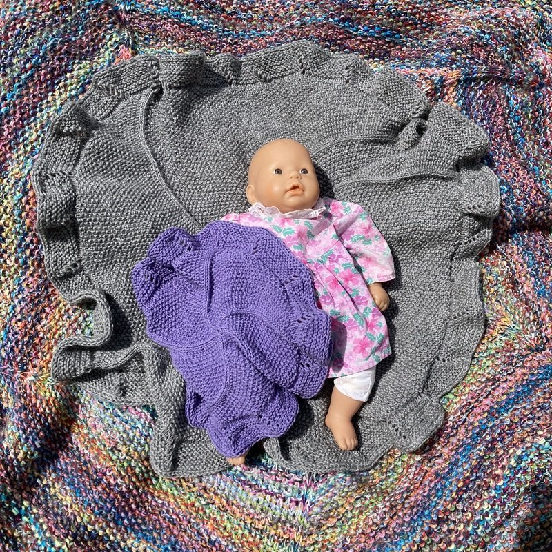 Rund und Bunt! (round and colourful; Blanket, Baby Blanket and Dishcloth) - Image 5