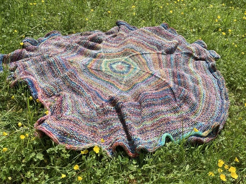 Rund und Bunt! (round and colourful; Blanket, Baby Blanket and Dishcloth)