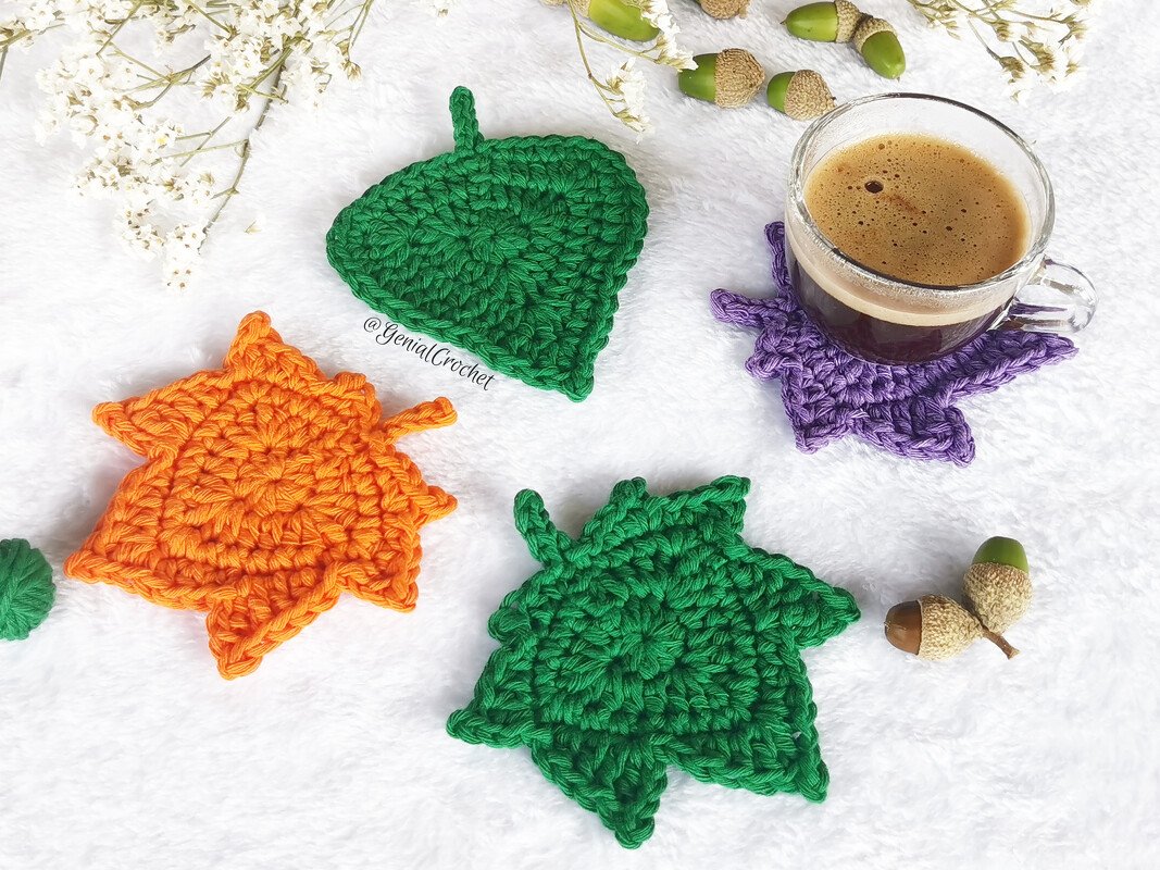 Mini Fall Leaves Pattern: Oak, Maple, Poplar leaves - Image 9