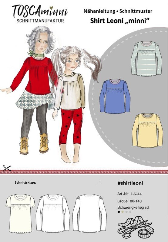Schnittmuster für Kinder Shirt Leonie | Videosequenz + Beamderdatei - Bild 6