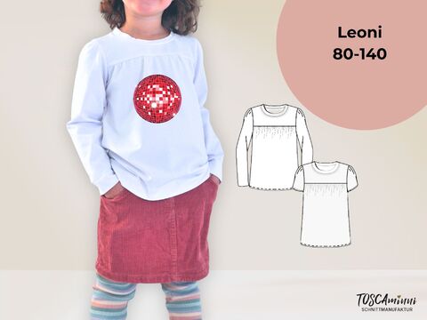 Schnittmuster für Kinder Shirt Leonie | Videosequenz + Beamderdatei
