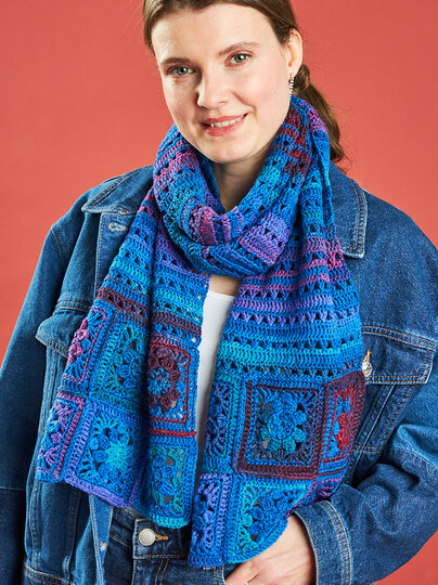 SCHAL UND HÄKELSOCKEN