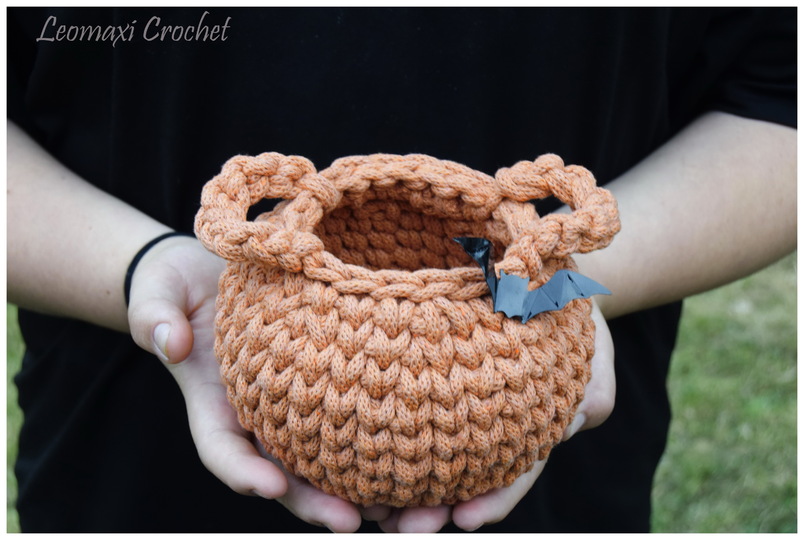 + SABRINA + Hexenkessel/ Kürbiskörbchen häkeln, Halloween Deko, Herbst