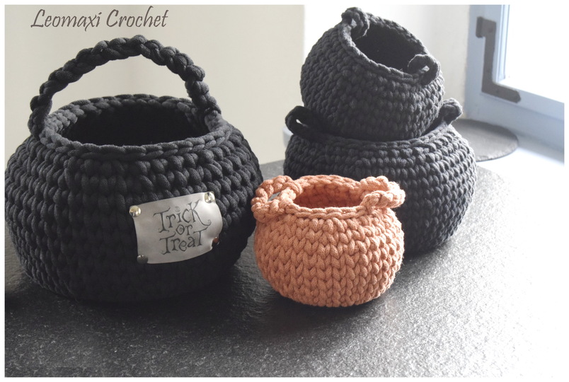 + SABRINA + Hexenkessel/ Kürbiskörbchen häkeln, Halloween Deko, Herbst