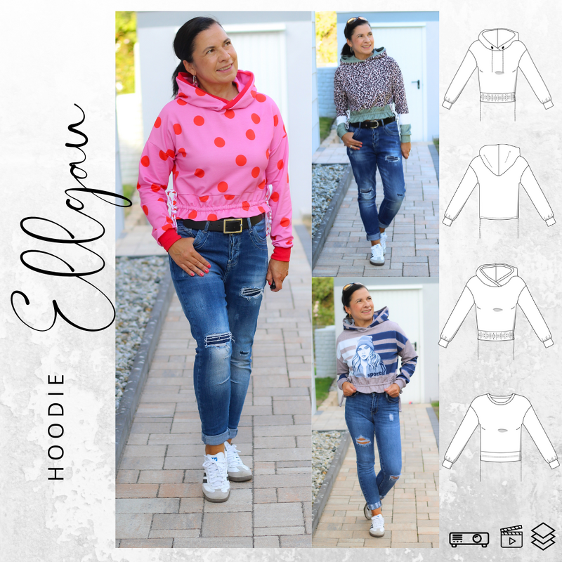 Ebook Hoodie ELLGAU Gr. 34-56