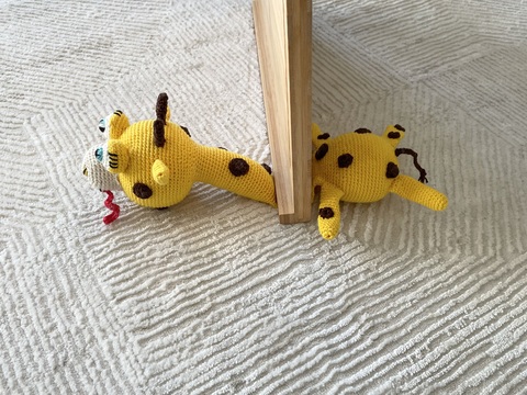 Häkelanleitung Giraffen-Türstopper