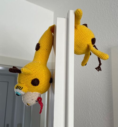 Häkelanleitung Giraffen-Türstopper