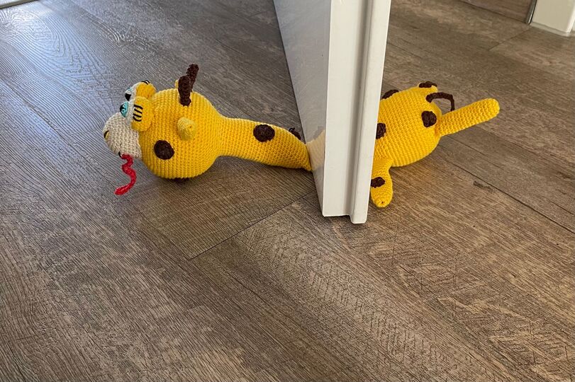 Häkelanleitung Giraffen-Türstopper