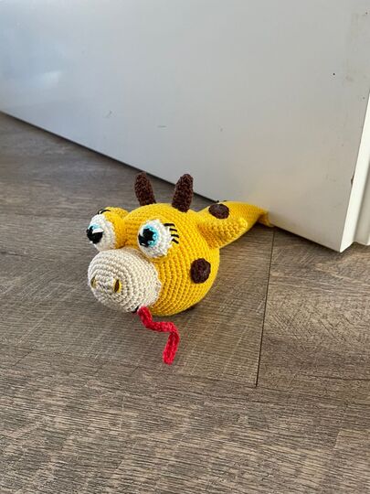 Häkelanleitung Giraffen-Türstopper