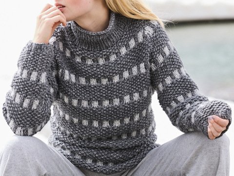 Allday - Pulli mit Stehkragen