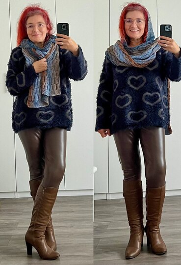 Strickanleitung Dreieckstuch und Kapuzenschal