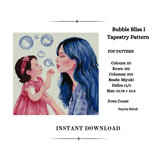 Bubble Bliss I Tapestry Pattern