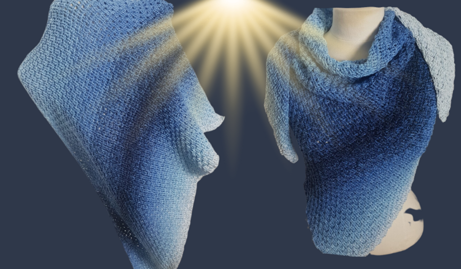 Tutorial "TRIANGULAR SHAWL" for Beginner