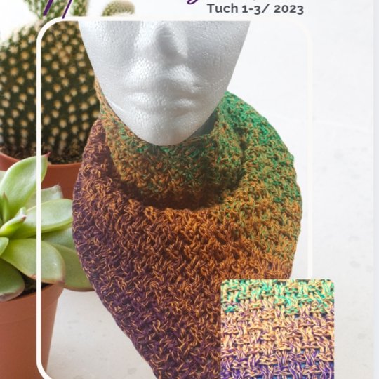 Tutorial "TRIANGULAR SHAWL" for Beginner