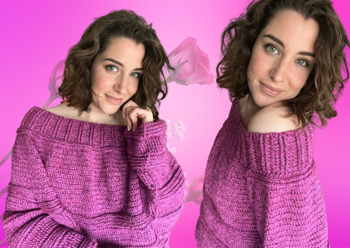 Häkelanleitung Pulli "ROSENWALD"