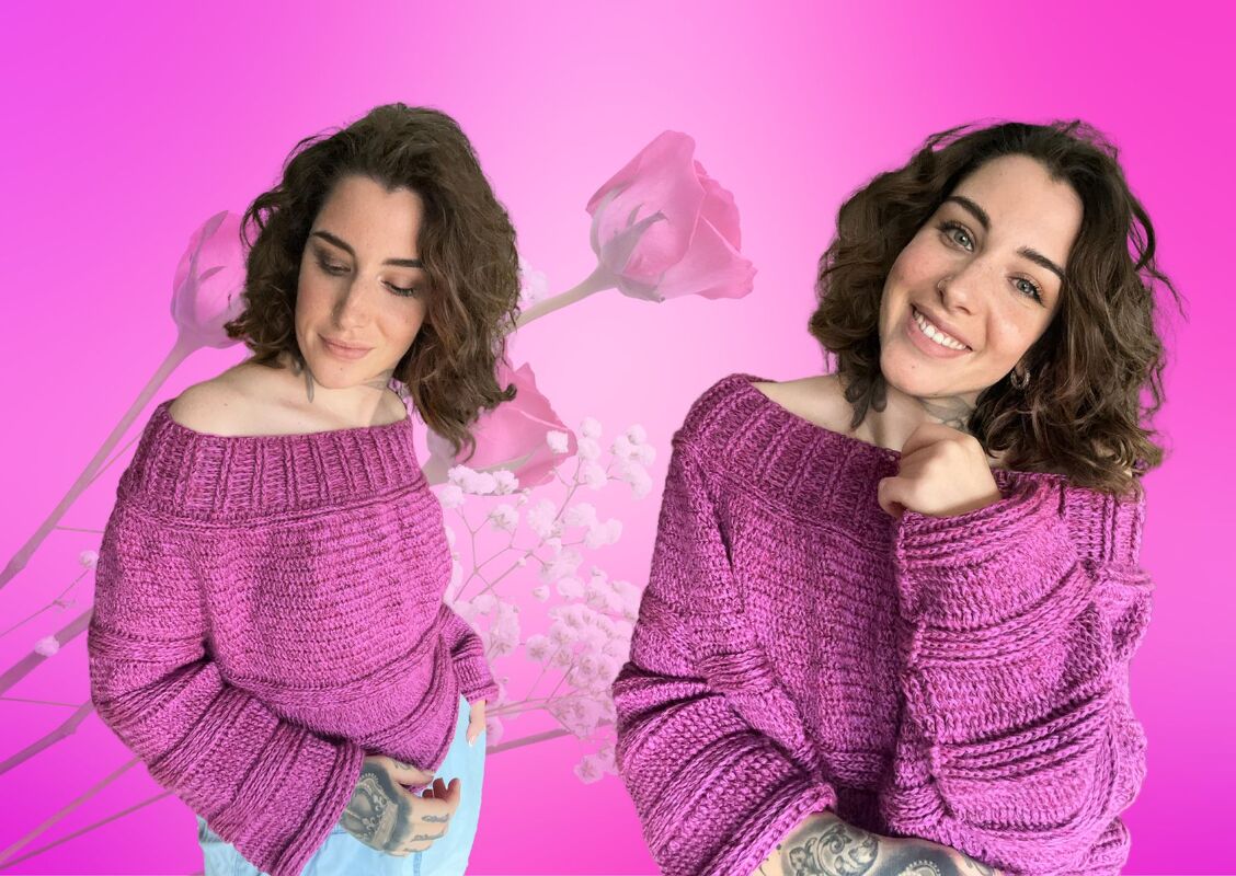 Häkelanleitung Pulli "ROSENWALD" - Bild 2