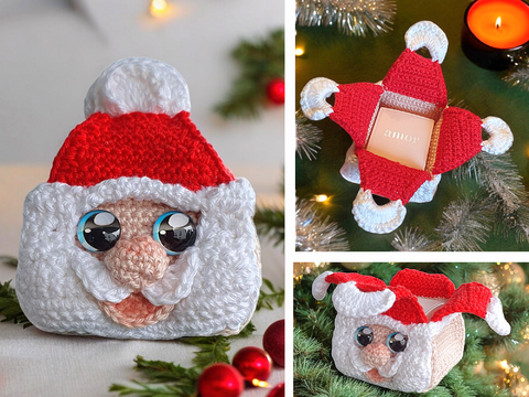 Crochet patternSanta gift box
