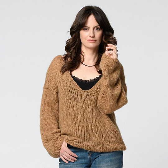 Strickanleitung Damenpullover "Irland" 765003