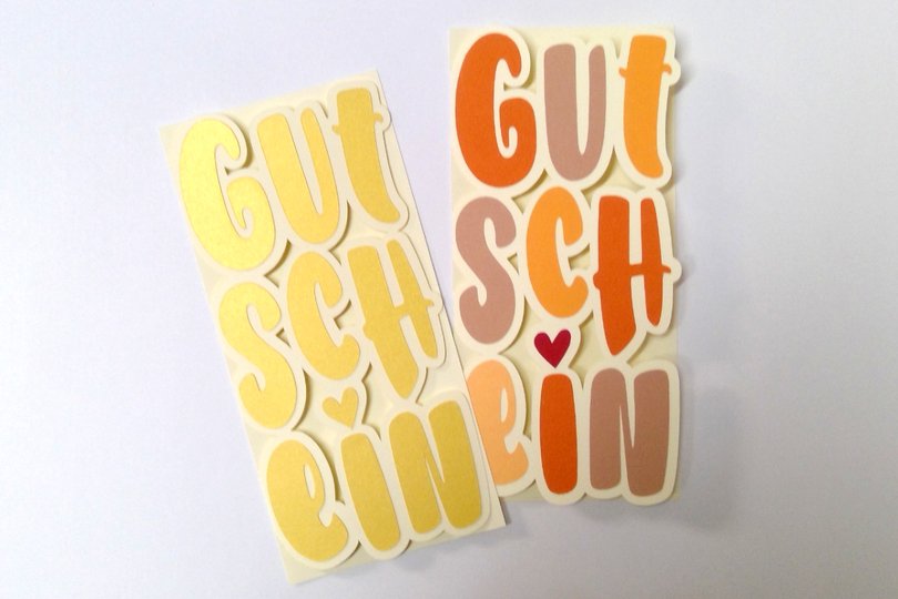 Karte Gutschein Plotterdatei SVG DXF