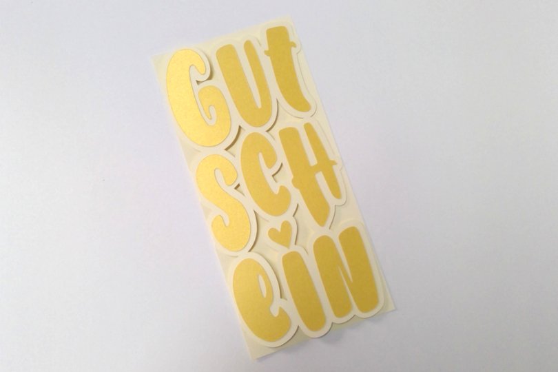 Karte Gutschein Plotterdatei SVG DXF